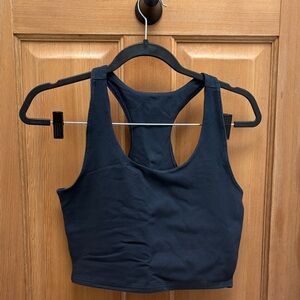 Navy Blue Racerback Tank Top